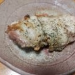 ビニール袋で揉んで作るバジルチキン